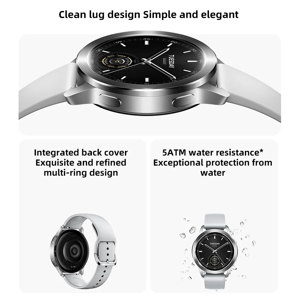 Global Version Xiaomi Watch S3 Mi Smartwatch 150+ Sports Modesa 1.43″ AMOLED Display Up to 15-day Battery Life Fitness Tracker 4 Global Version Xiaomi Watch S3 Mi Smartwatch 150+ Sports Modesa 1.43" AMOLED Display Up to 15-day Battery Life Fitness Tracker 4