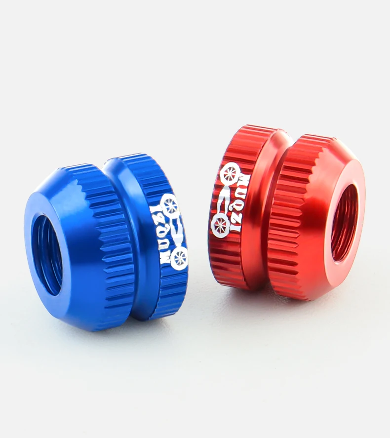 MUQZI 2Pcs Fahrrad Tubeless Reifen Presta Ventil Mutter MTB Road Fahrrad Felge Aluminium Ultraleicht Ventil Kappe Radfahren Reparatur Teile – Detail 6