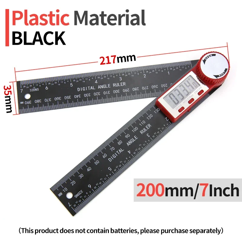 Digital Goniometer Electronic Protractor Angle Gauge Measurement Tool Multi Angle Ruler Woodworking Tools Meter Finder