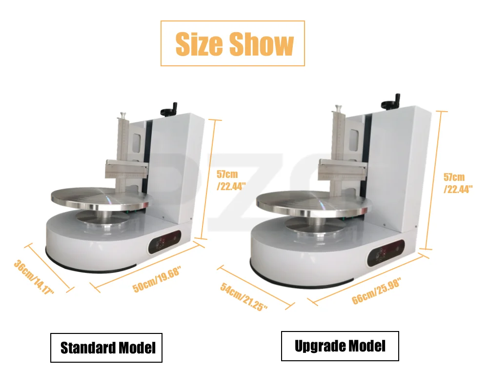 Automatic Birthday Cream Decorating Cake Frost Smoother Spreader Form Plaster Spread Filling Smooth Coat Make Icing Machines 5