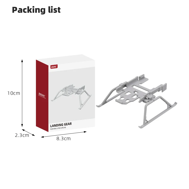 Packing list 1Ocm GEAR rky 2.3cm 8.