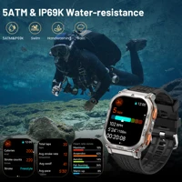 Original KOSPET TANK M3 Ultra GPS Smartwatches Men Waterproof Electronic Smart Watch AOD 480mAh Digital AMOLED Bluetooth Watches 4