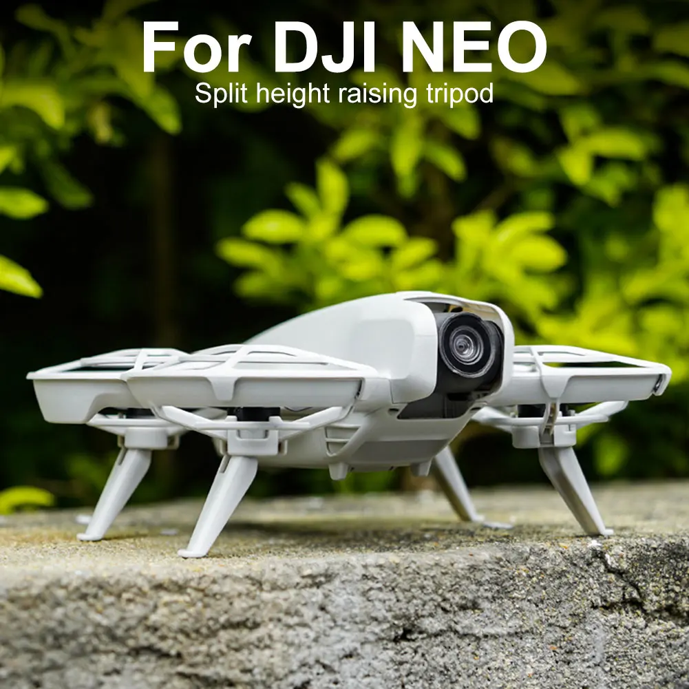Achetez le train d'atterrissage surélevé compatible DJI Neo, protégeant le drone lors de l'atterrissage.