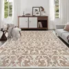Living Room Carpet Retro Floral Large Area Bedroom Plush Rug Luxury High-grade Fluffy Sofa Coffee Table Floor Mat Ковер Tapis 러그 1