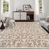 Living Room Carpet Retro Floral Large Area Bedroom Plush Rug Luxury High-grade Fluffy Sofa Coffee Table Floor Mat Ковер Tapis 러그 1