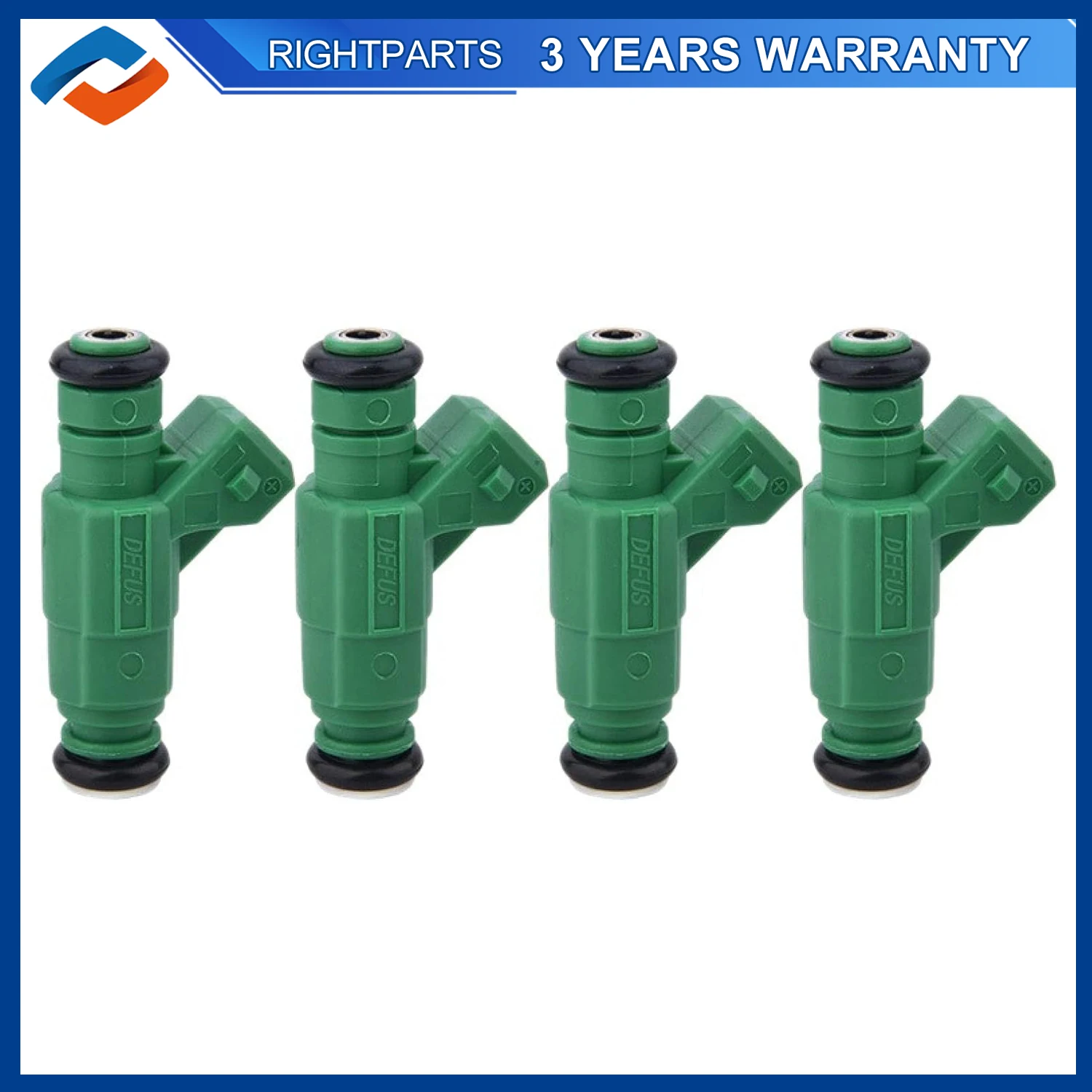 

4PCS 0280156318 Fuel Injectors For Citroen C2 C3 C4 Xsara 2 Berlingo Peugeot 206
