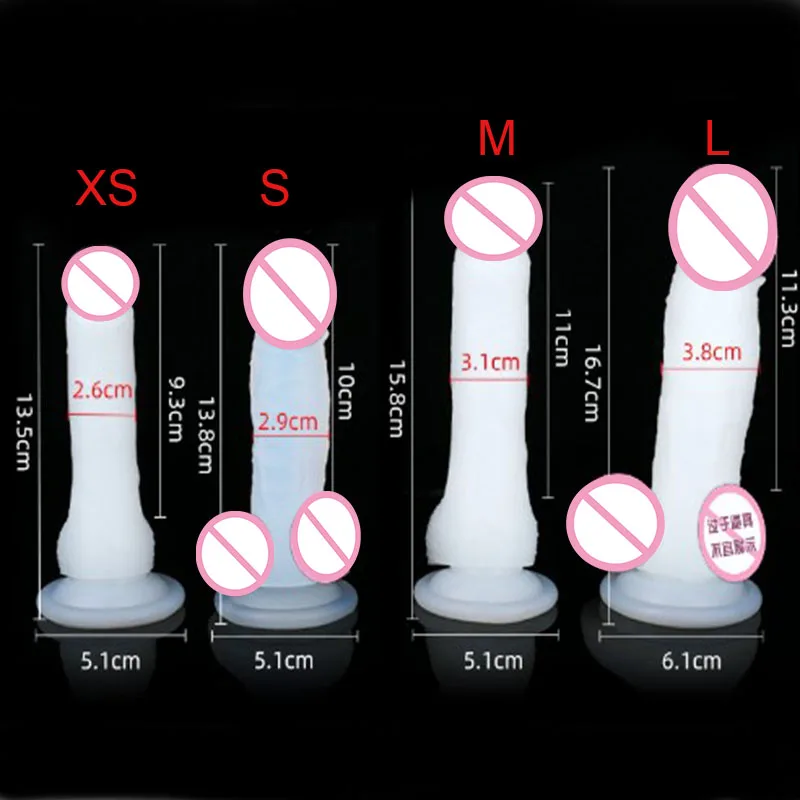 Selling Long Hot Dildo Realistic Fake Buttplug Sex Tos For Women /Men l Anal Plug Masturbators Big_voghion.com