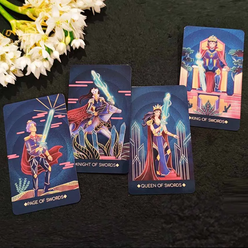 12x7 cm Fantome Tarot Deck Paper Manual Card Games 3