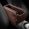 Car Center Console Pet Bed Mat   Fiber Pet Safety Seat  Essential for Cat & Do Travel  Small pet car carrierNon-slip pet car s 4