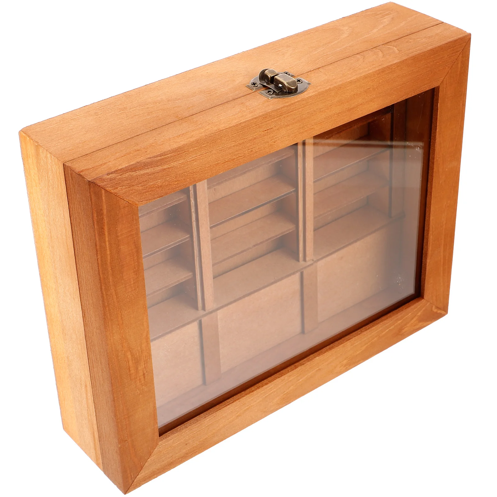 

Miniature Bookshelf Decor Anxiety Bookshelf Wooden Display Bookshelf Small Wooden Display Box