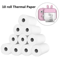 10 Rolls White Thermal Paper for Instant Print Kids Camera (10 Rolls Thermal)