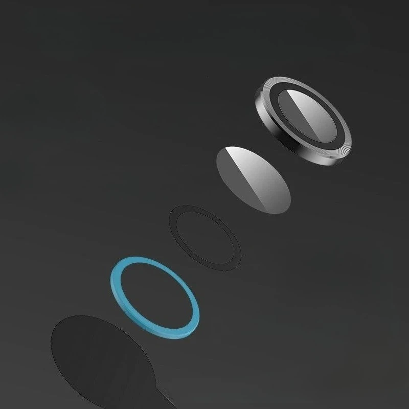 Enhanced Camera Lens Protector - Aluminum Alloy Tempered Glass Cover