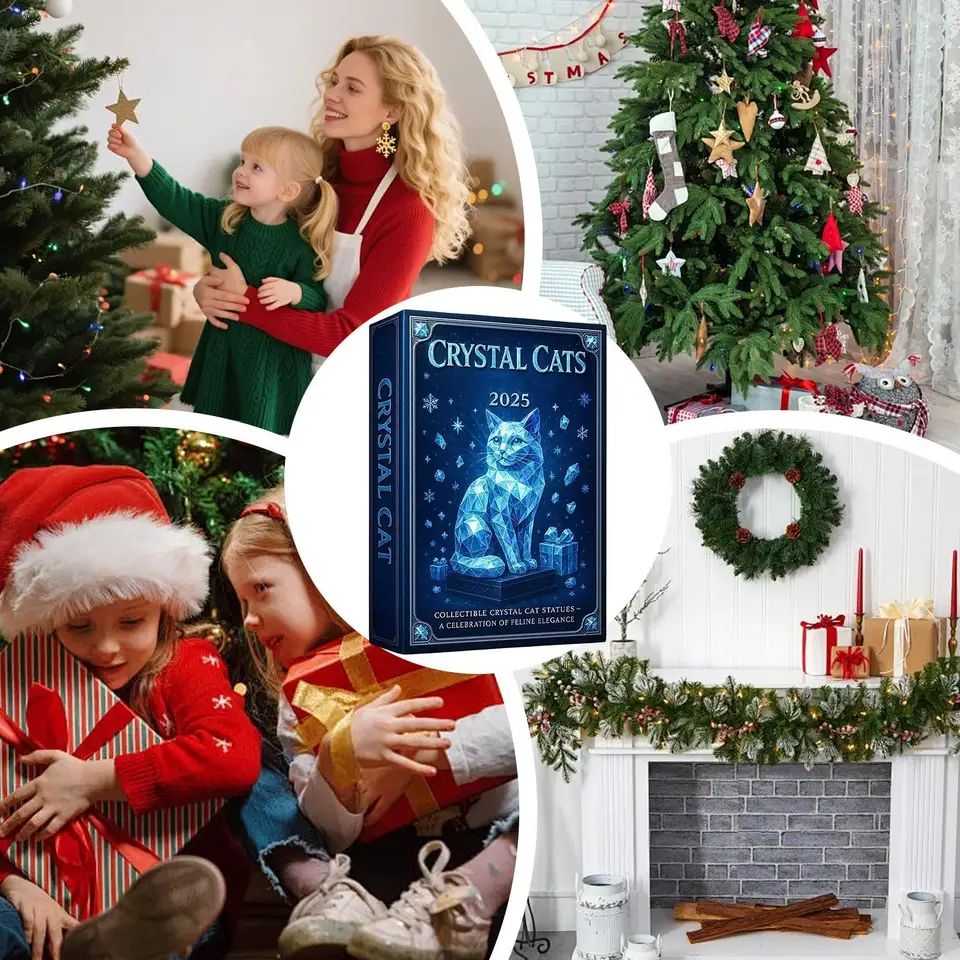Calendrier De L'Avent 2025 Avec Pendentif En Forme De Chat, Pendentif
