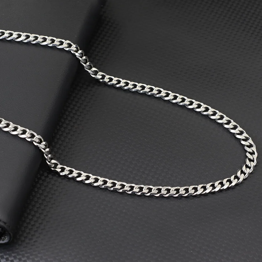 Stainless Steel Cuban Chain Necklace for Men