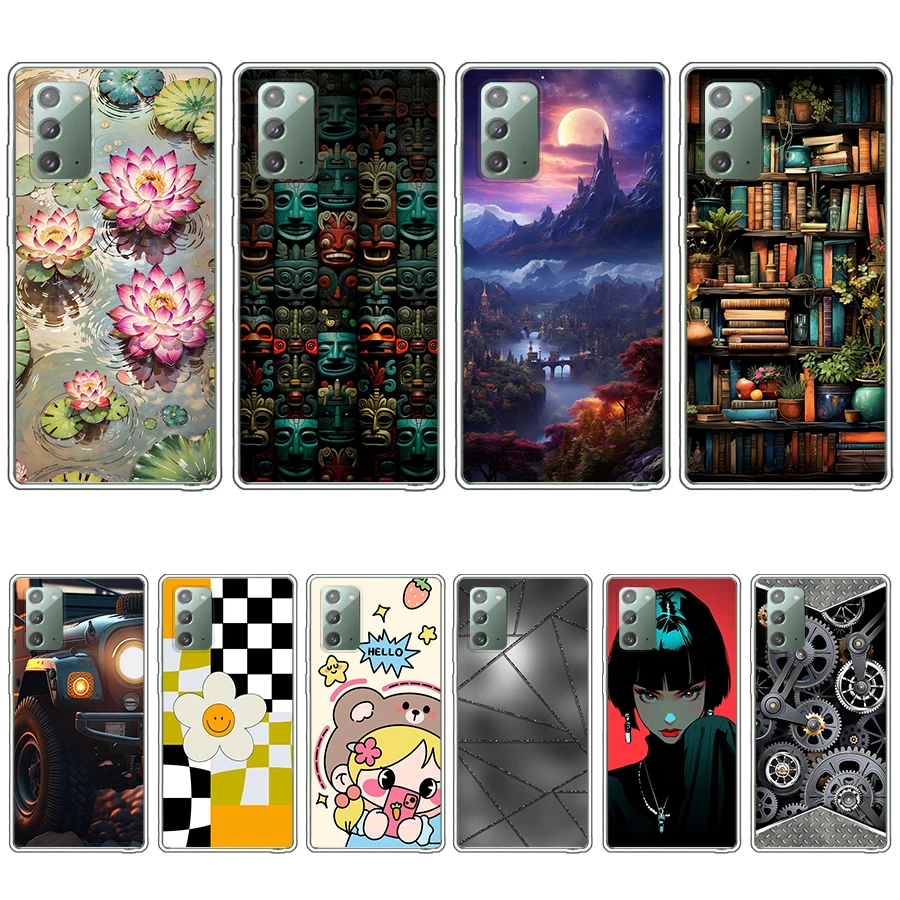 S3 Colorful Song Custodia Morbida In Silicone Tpu Cover Per Samsung Galaxy Note20/Ultra