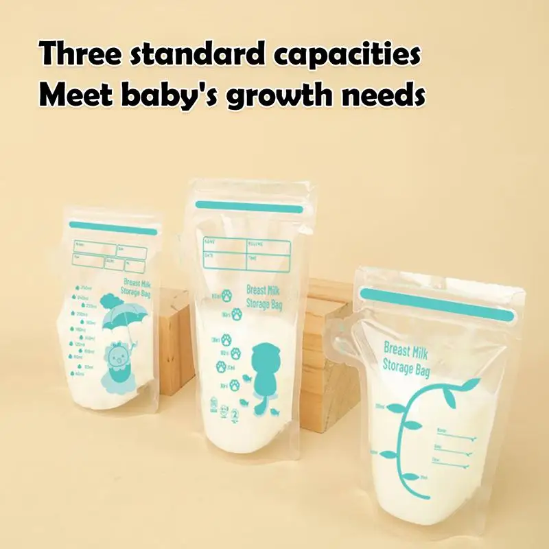 30 pcs Breastmilk Storage Bags Large Capacity for Refrigeration Freezing Pumping Breastfeeding for milk storage bags