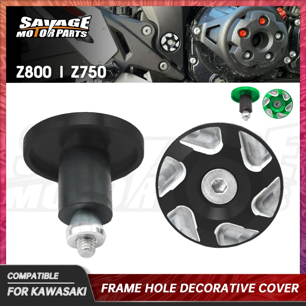 

Z800 Z750 Frame Hole Cover Cap For KAWASAKI Z 800 2013-2016 Z 750 2007-2009 Motorcycle Accessories Carved Decorative Plug Screw