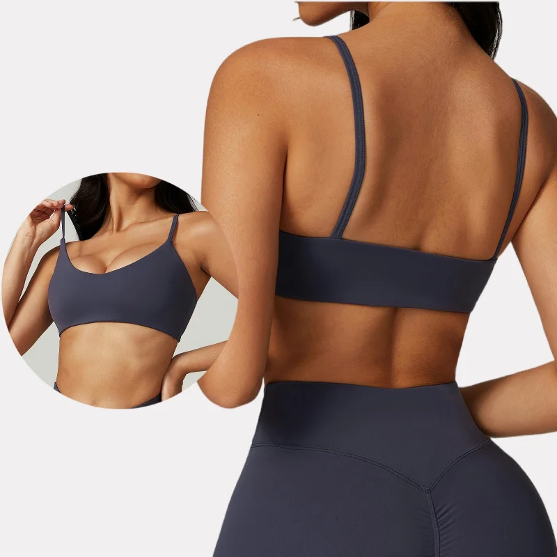 HBC Sports Bra Eco Friendly Quick Dry High Support Impact Yoga Bra With Removable Pad Women Fitness Underwear Gym Top