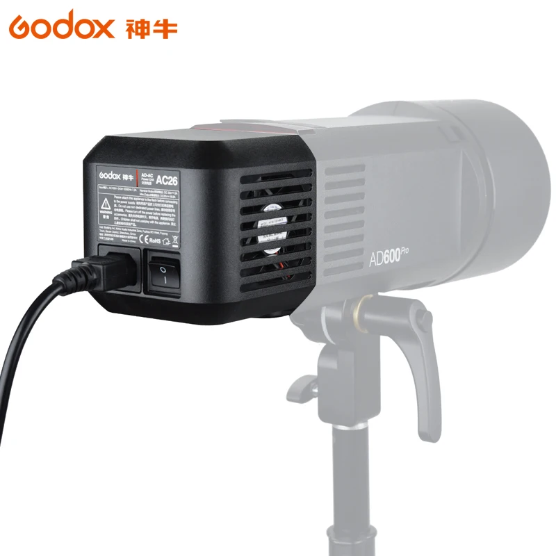 AC26 AD600Pro Power Source 110V-220V Universal AC Power Adapter for AD600Pro
