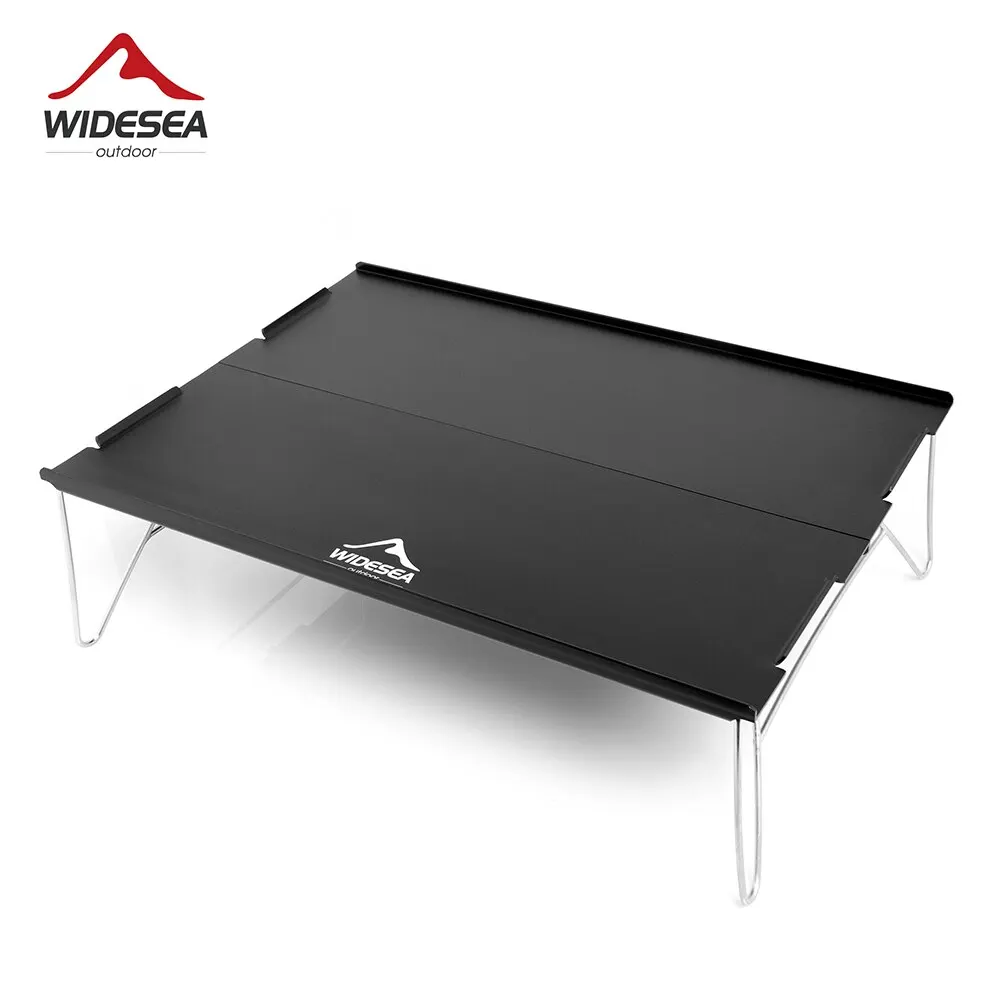 Widesea Camping Foldable Table Outdoor Ultra Light Desk for Climbing Fishing Picnic Equipment Supplies Tourism