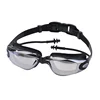 Professional Swim Goggles Plating Anti Fog Swimming Pool Eyewear Men Women Waterproof Water Sports Glasses Conjoined Earplugs 1