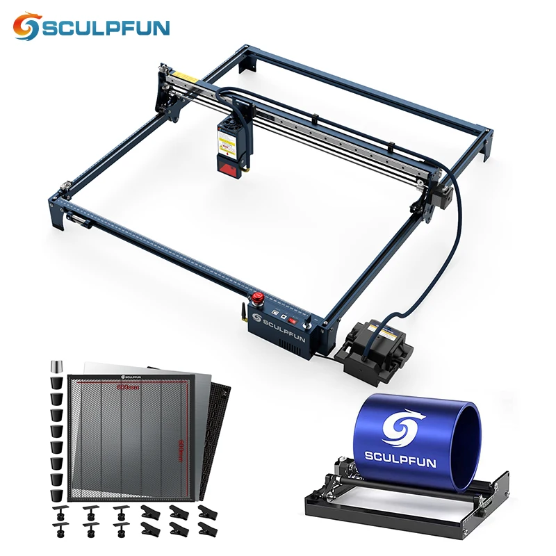 SCULPFUN S30 Ultra 33W Laser Engraving 600x600mm engraving area – sculpfun