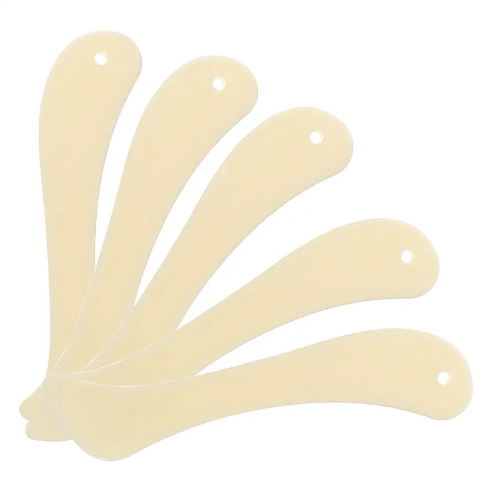 5pcs Plastic Bone Folder Folder Paper Creaser Tool for Crafting Knife Beige Folders Lightweight Design