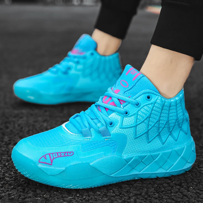 Young Men's Outdoor Sports Basketball Shoes Comfortable Non-slip Breathable