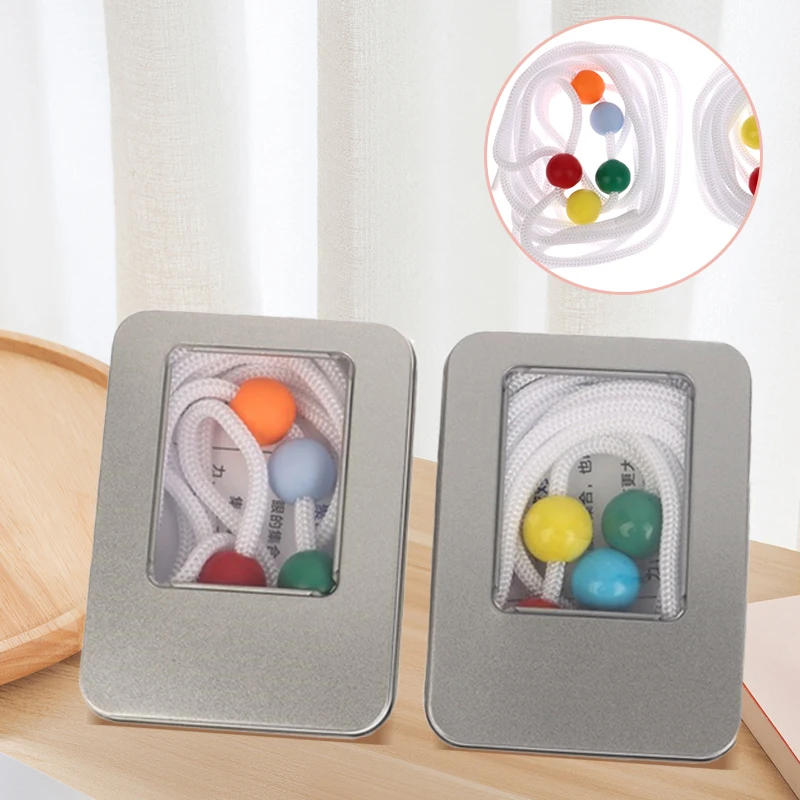 1Pcs Sports Eye Sight Train Five Beads Brock String Vision Convergence Insufficiency Training Tool Target Pointing Practice
