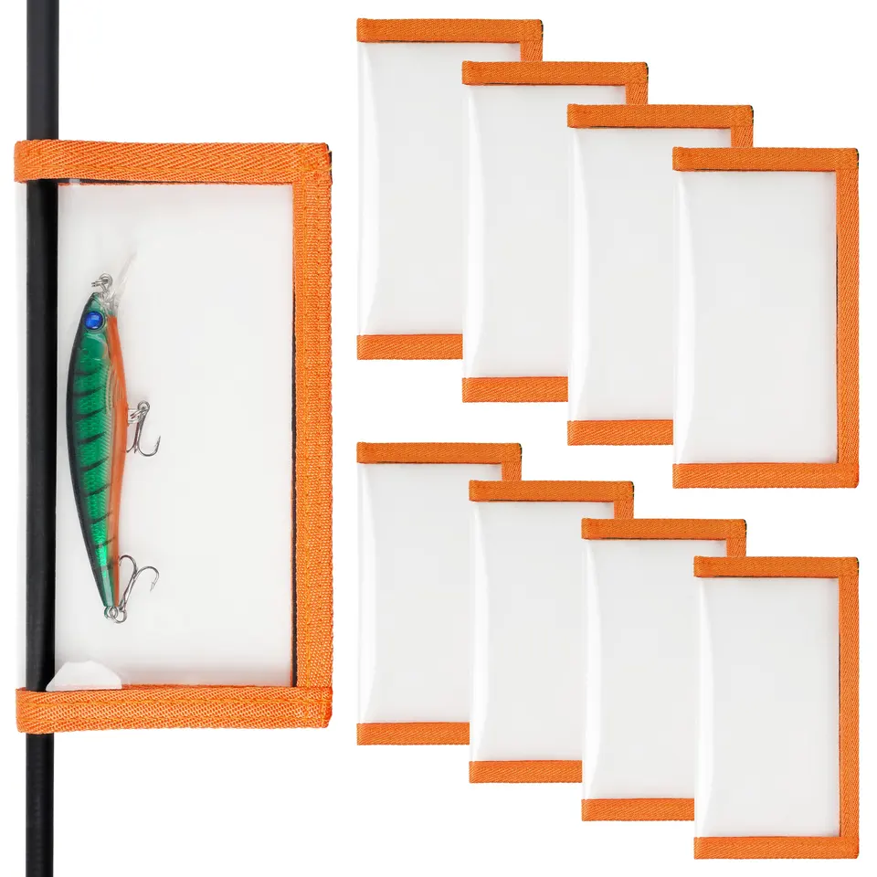 Capas Anzol Peixe 6un - PVC Transparente Proteção Iscas