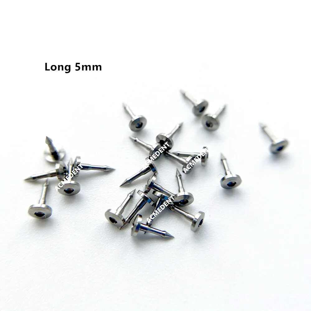 

5~100pcs/Lot Dental Bone Tack Titanium Pins Membrane Fixation Stabilization Pin Long Type