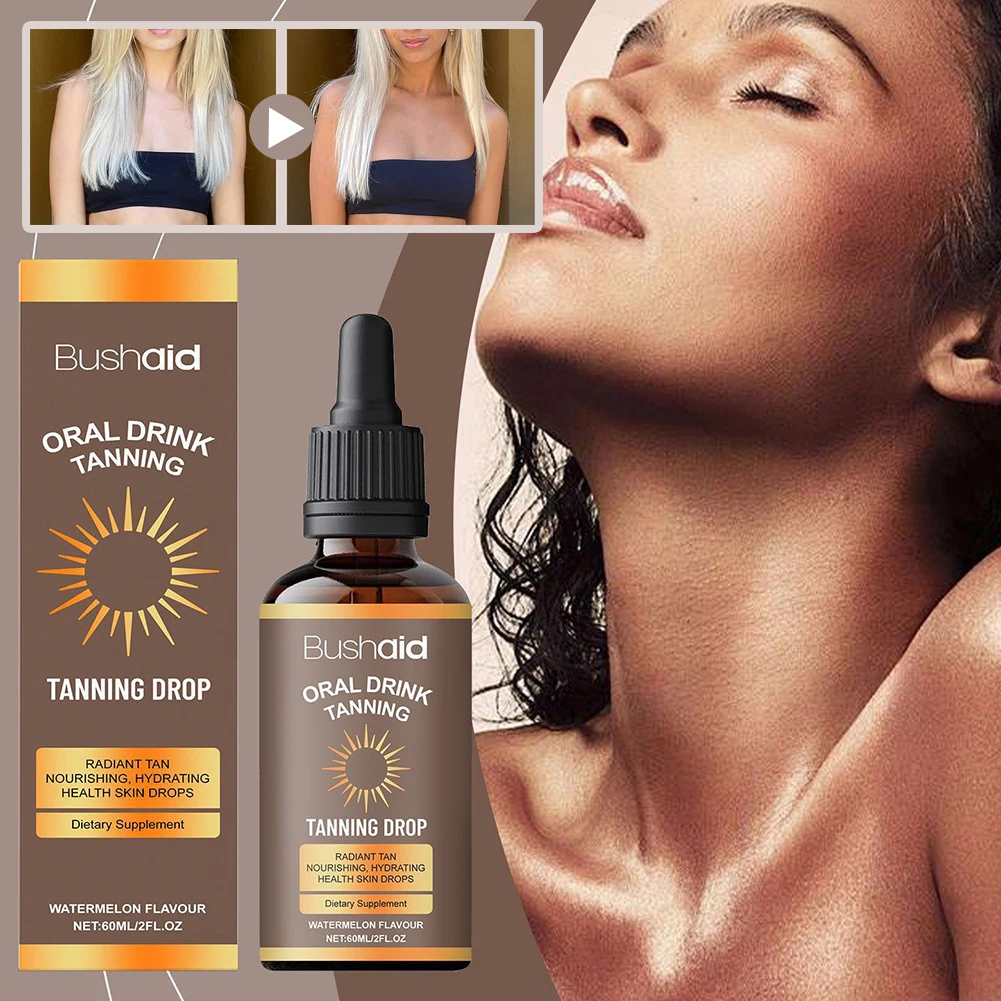 Sun-Kissed Glow Watermelon Tanning Elixir – Hydrating Bronzing Drops