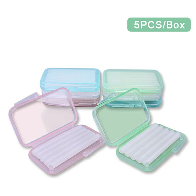 5Pcs/Box Dental Orthodontics Ortho Wax Mint Mix Scent For Braces Bracket Gum Irritation Teeth Whitening Oral Hygiene Tools 1