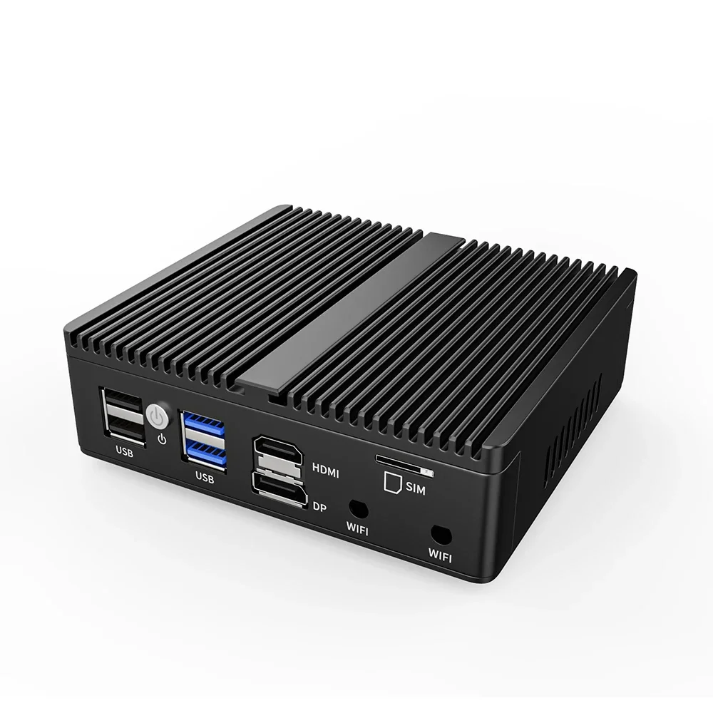 Industrial Mini PC Intel N100 Celeron Soft Router 4xIntel i226V 2.5G LAN DDR5 NVME SSD pfSense Firewall Appliance ESXI AES-NI 6