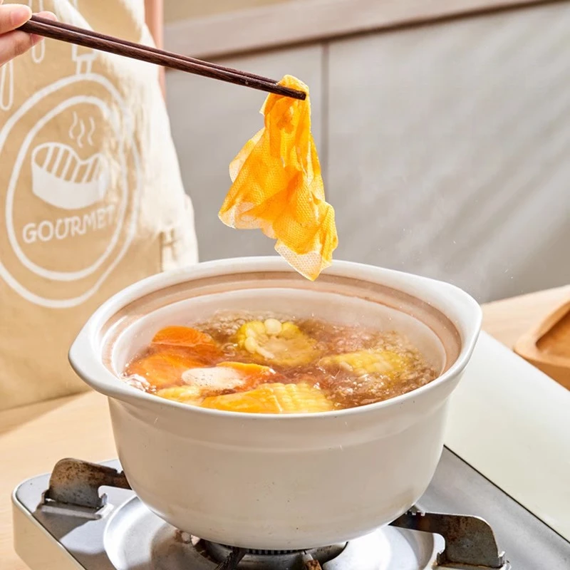 GIANXI Oil-Absorbing Sheet Food Grade Material Kitchen Special for Soup Free Cutting Absorb Fat and Eat Healthy Oil Filter Paper