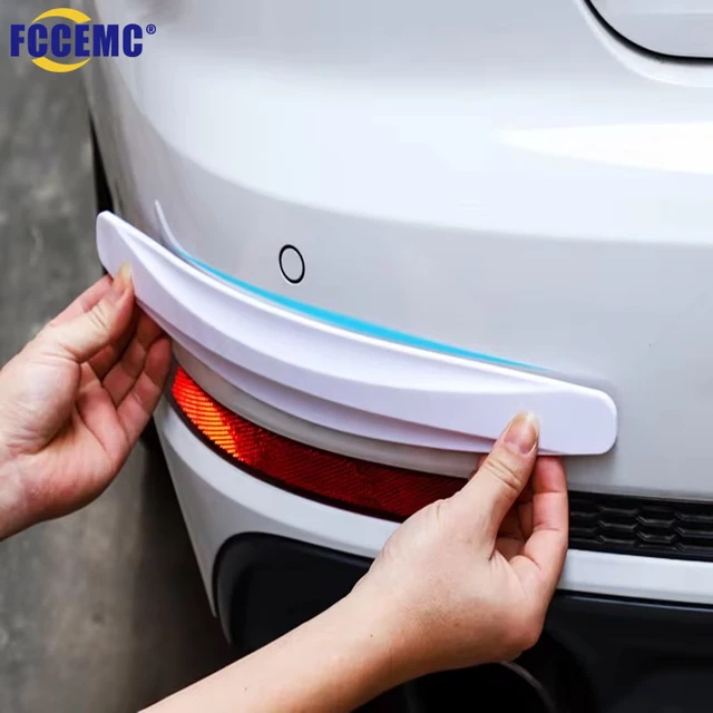 2 pezzi di protezione per paraurti per auto, strisce di protezione per angoli, strisce di protezione antigraffio, accessori per auto anti-collisione 1