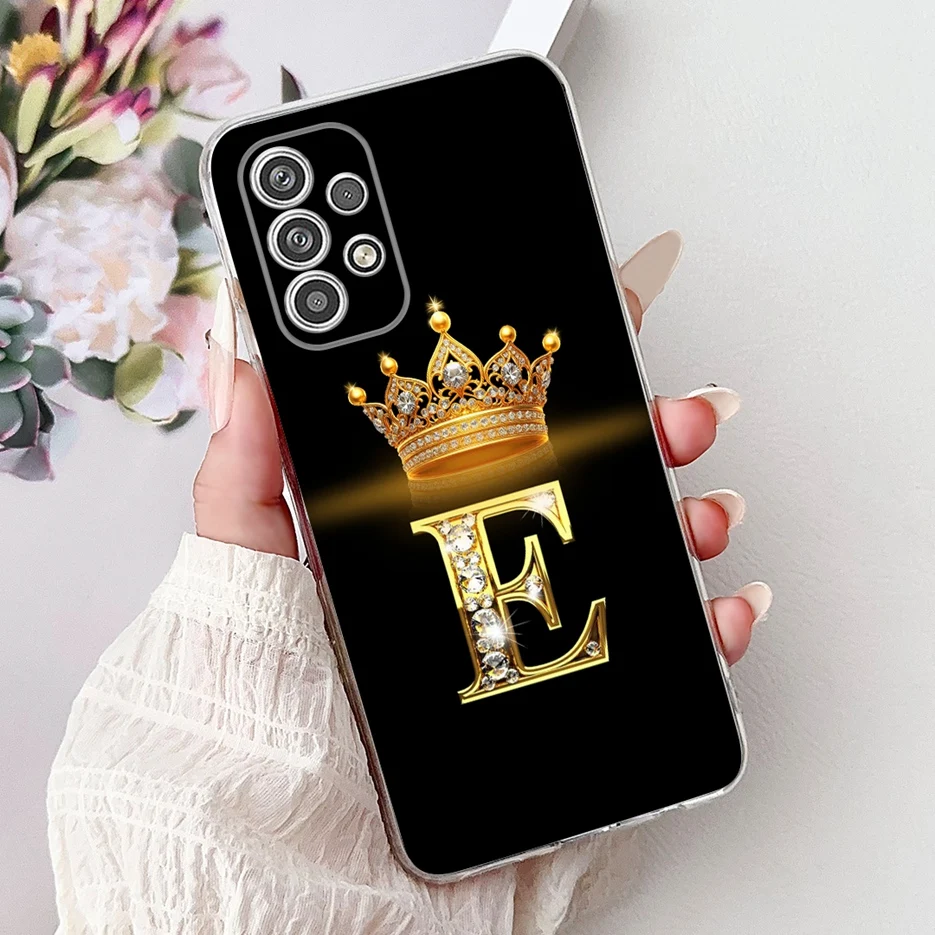Luxury Crown Letters Soft Silicone Phone Case Cover