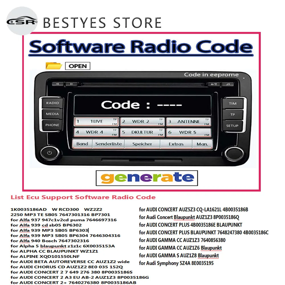 C-digo-de-Radio-Original-para-coche-Software-Ecu-de-Eeprome-calculadora ...