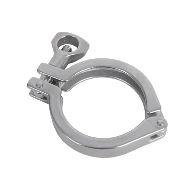 

4" Stainless Steel SUS304 Sanitary Pipe Clamp Single Pin Tri Clamps Clover for 115mm OD Ferrule