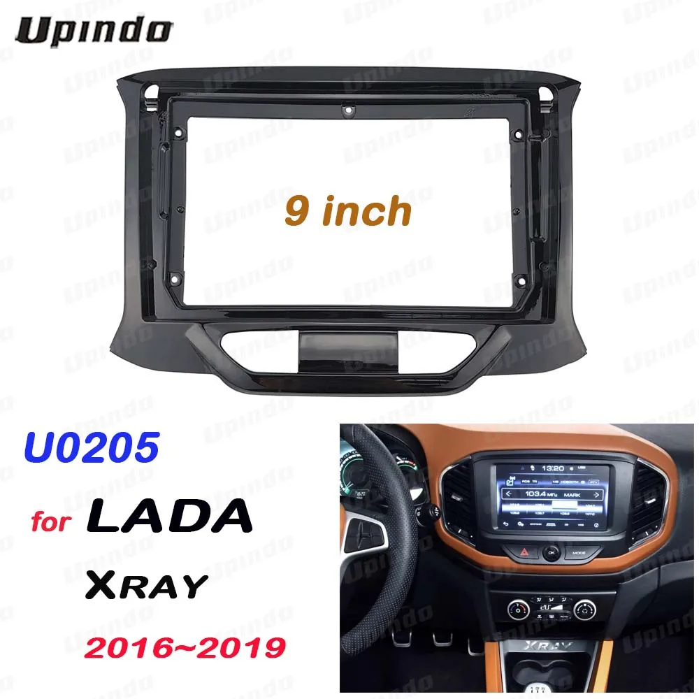 Автомобильный радиоприемник 2 Din 9 дюймов облицовка для LADA X-ray Xray 2016-2019 рамка