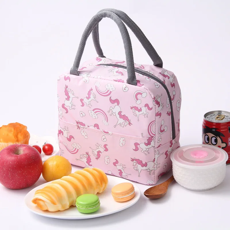 Portable Insulated Lunch Bag Office Reusable Lunch Bags For Women Men Waterproof Cooler Lunchbox Durable Thermal Insulation Bag