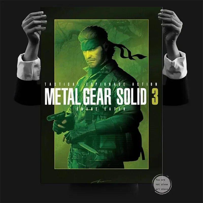 Metal Gear Solid Series Art Poster Canvas Painting - Home Decor Wall Print