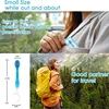 40 Pack Disposable Mini Travel Toothbrushes - 5 In 1 Function, Travel Date Portable Individually Packed 6