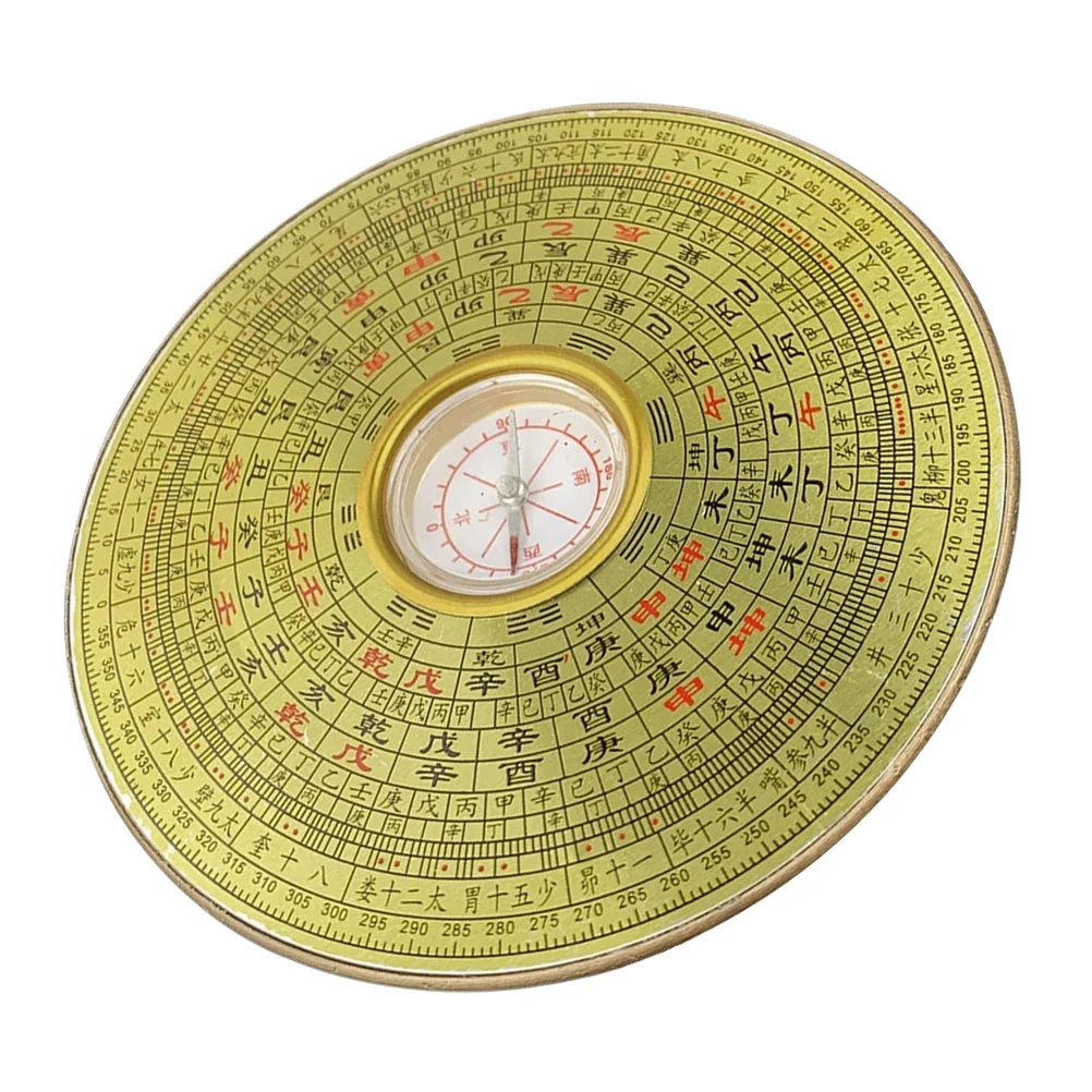 

Household Compass Vintage Decor Money Wealth Ornament Alloy Traditional Chinese
