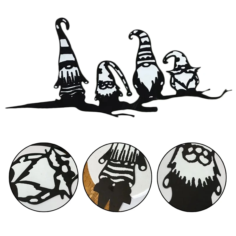 

Art Silhouette Decorative Exquisite For Decorating Holiday DIY Decorations Party Supplies Iron Easter Branch Gnomes Garden