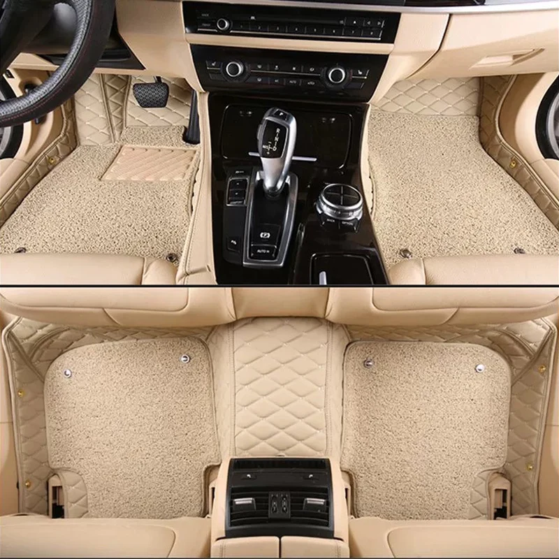 

Custom Made Leather Car Floor Mat For Land Rover All Models Rover Range Evoque Sport Freelander Auto Accessories Car-Styling