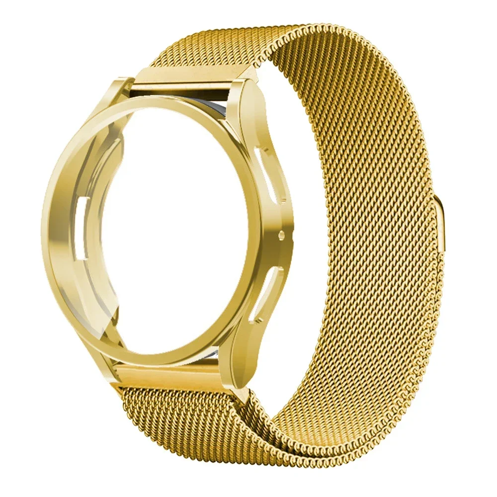 Elegant Metal Band with TPU Cover and Full Screen Protector