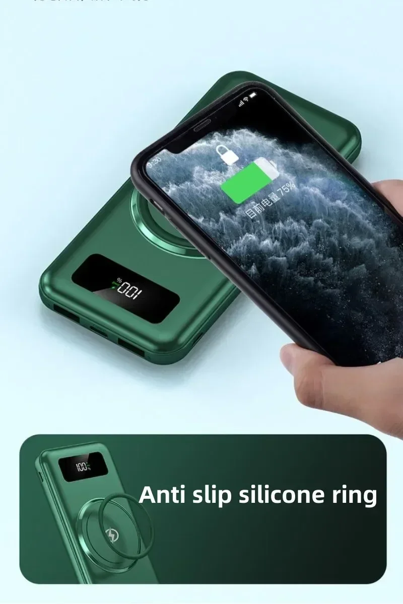 Wireless Power Bank with Large Capacity of 200000 MAh, Fast Charging Apple Android Universal Built-in Cable Mobile Power Supply 6 Sbd01d2cbcd1945c0aa4a07090fc54b09u