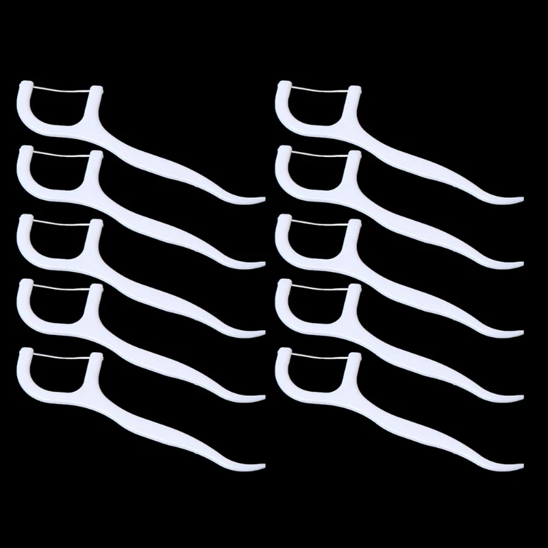 

50pcs Dental Floss Flosser Picks Teeth Toothpicks Tooth Clean Care 667A