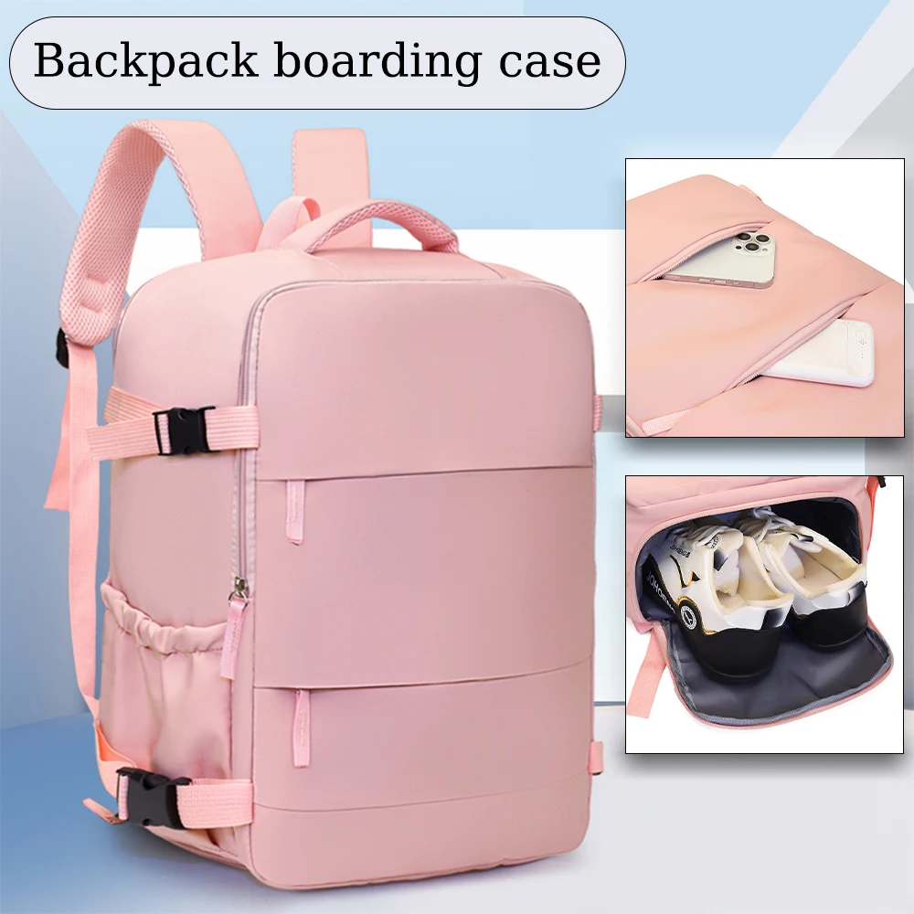 Zaino da viaggio versatile, 180 ° Borsa da viaggio espandibile, borsa con scomparto per laptop per viaggi d'affari e di piacere
